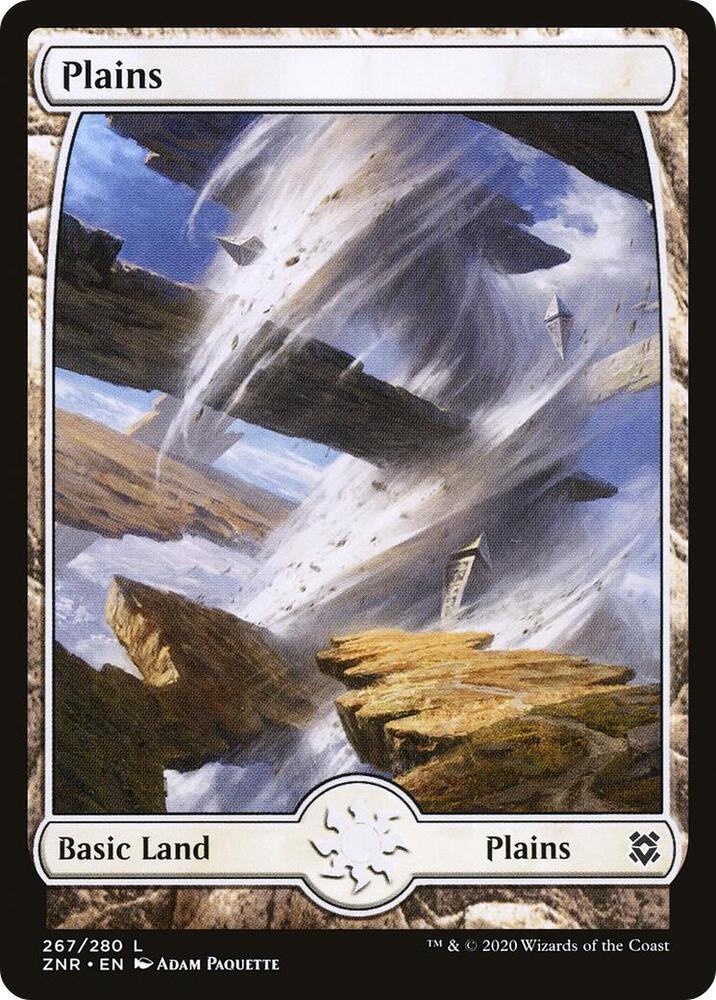 Plains (267) - Full Art [Zendikar Rising] 267