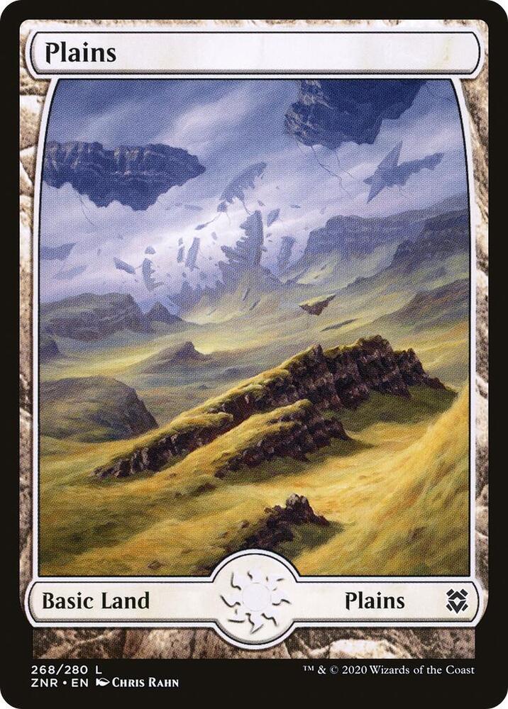 Plains (268) - Full Art [Zendikar Rising] 268
