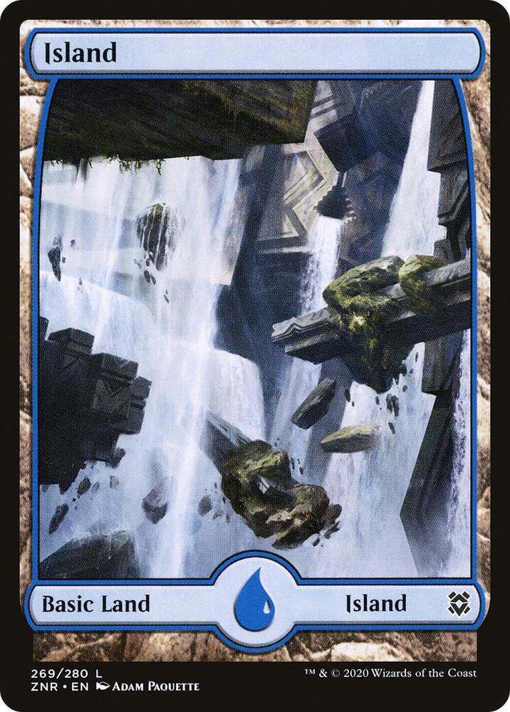 Island (269) - Full Art [Zendikar Rising] 269
