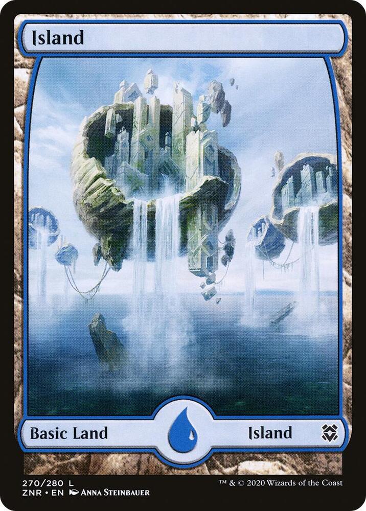 Island (270) - Full Art [Zendikar Rising] 270