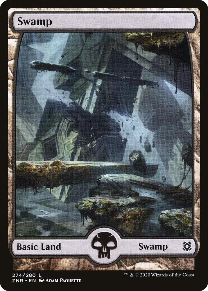 Swamp (274) - Full Art [Zendikar Rising] 274