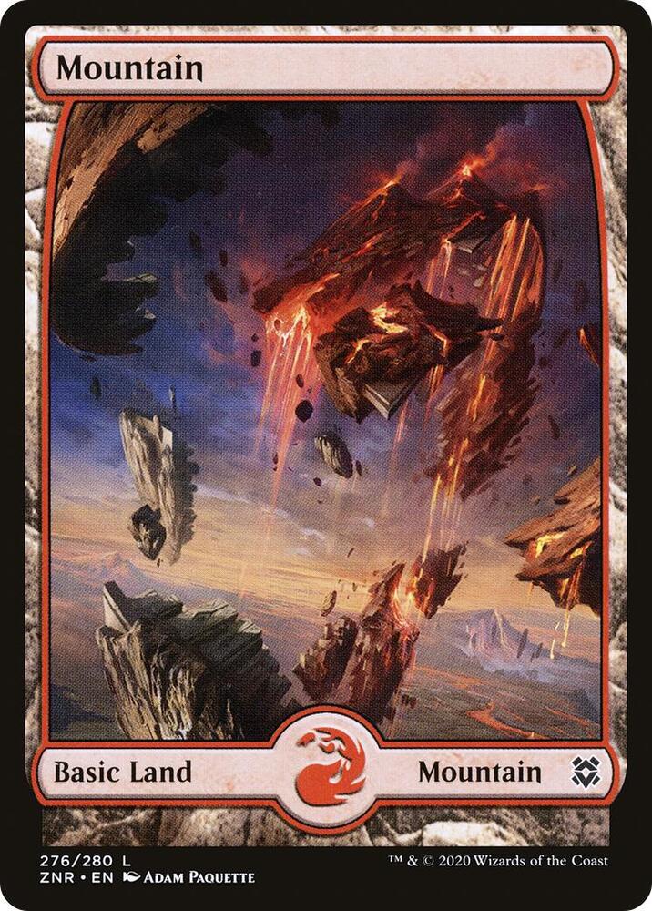 Mountain (276) - Full Art [Zendikar Rising] 276