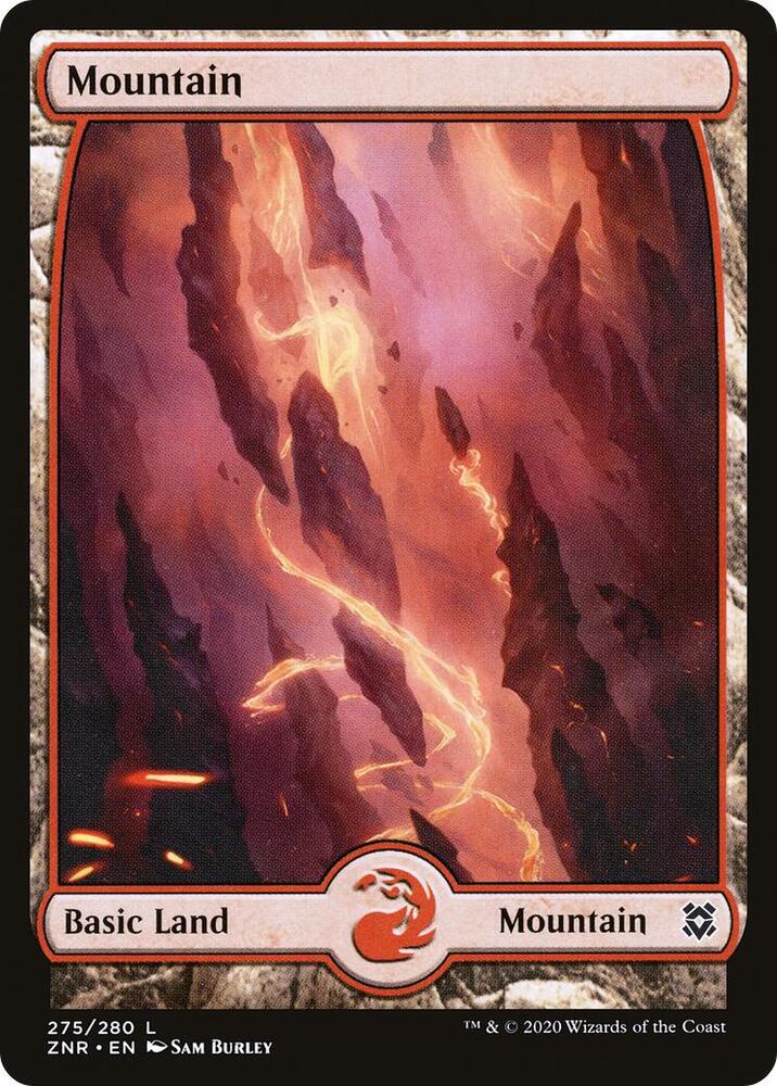 Mountain (275) - Full Art [Zendikar Rising] 275