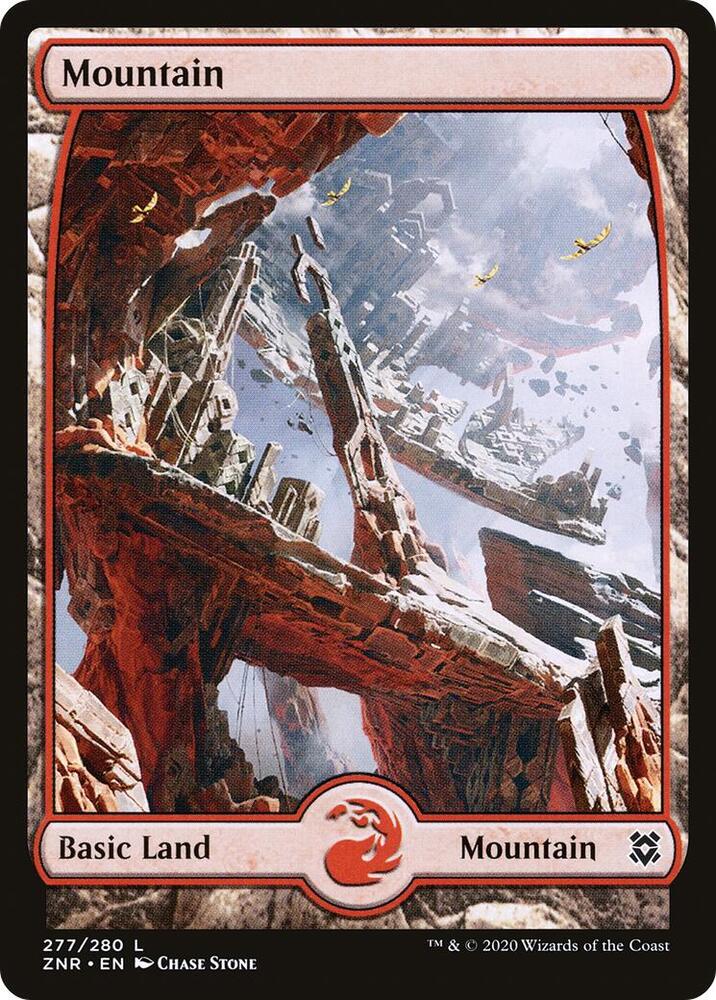 Mountain (277) - Full Art [Zendikar Rising] 277