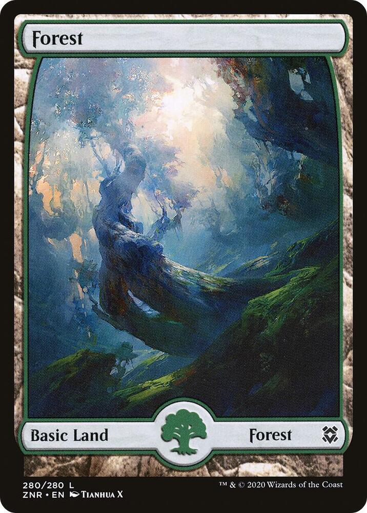 Forest (280) - Full Art [Zendikar Rising] 280