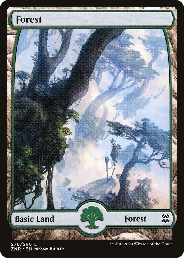 Forest (278) - Full Art [Zendikar Rising] 278