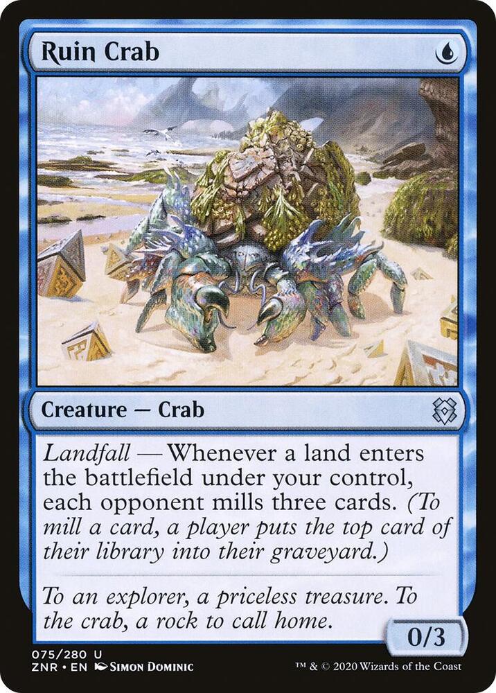 Ruin Crab [Zendikar Rising] 75