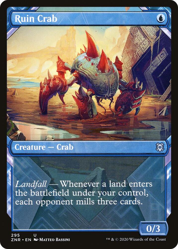 Ruin Crab (Showcase) [Zendikar Rising] 295