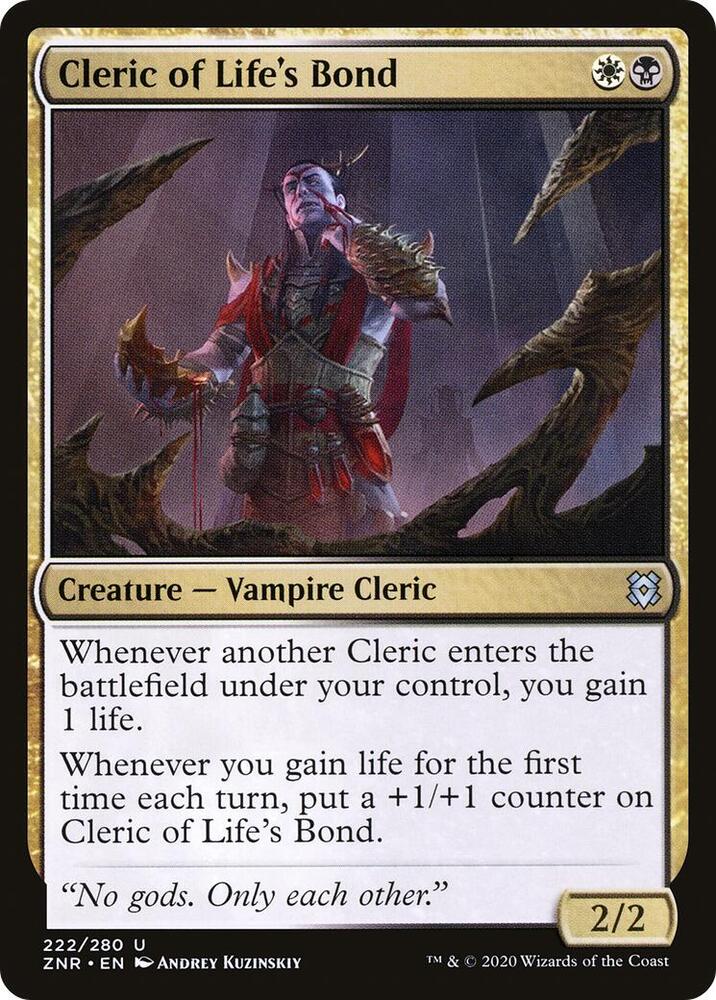 Cleric of Life's Bond [Zendikar Rising] 222