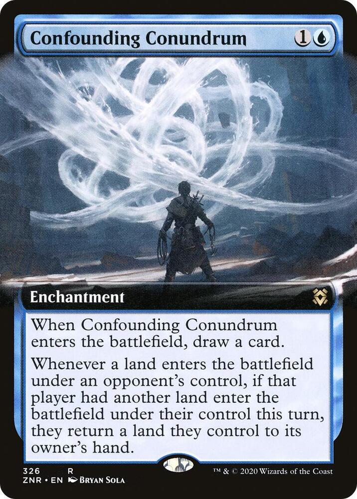Confounding Conundrum (Extended Art) [Zendikar Rising] 326