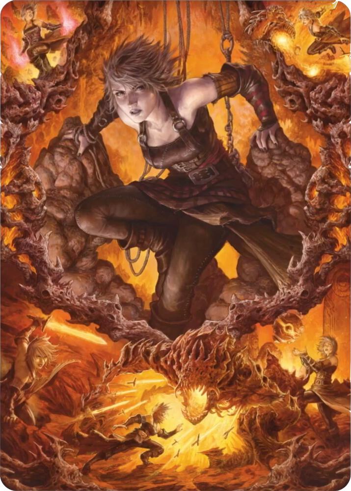 Nahiri, Heir of the Ancients Art Card (4/81) [Art Series: Zendikar Rising] 4