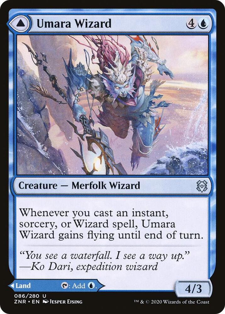 Umara Wizard [Zendikar Rising] 86