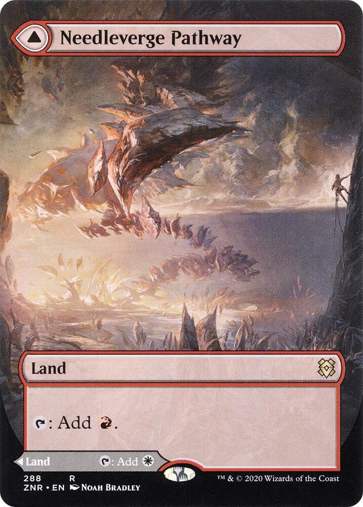 Needleverge Pathway (Borderless) [Zendikar Rising] 288