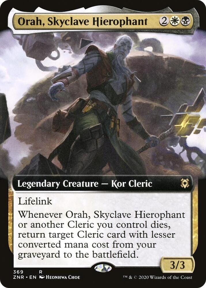 Orah, Skyclave Hierophant (Extended Art) [Zendikar Rising] 369