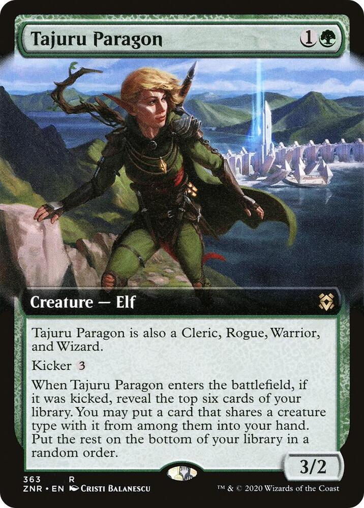Tajuru Paragon (Extended Art) [Zendikar Rising] 363