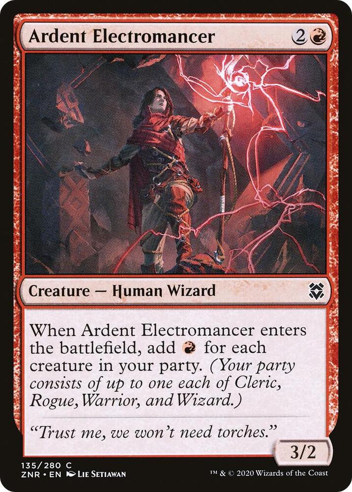Ardent Electromancer [Zendikar Rising] 135