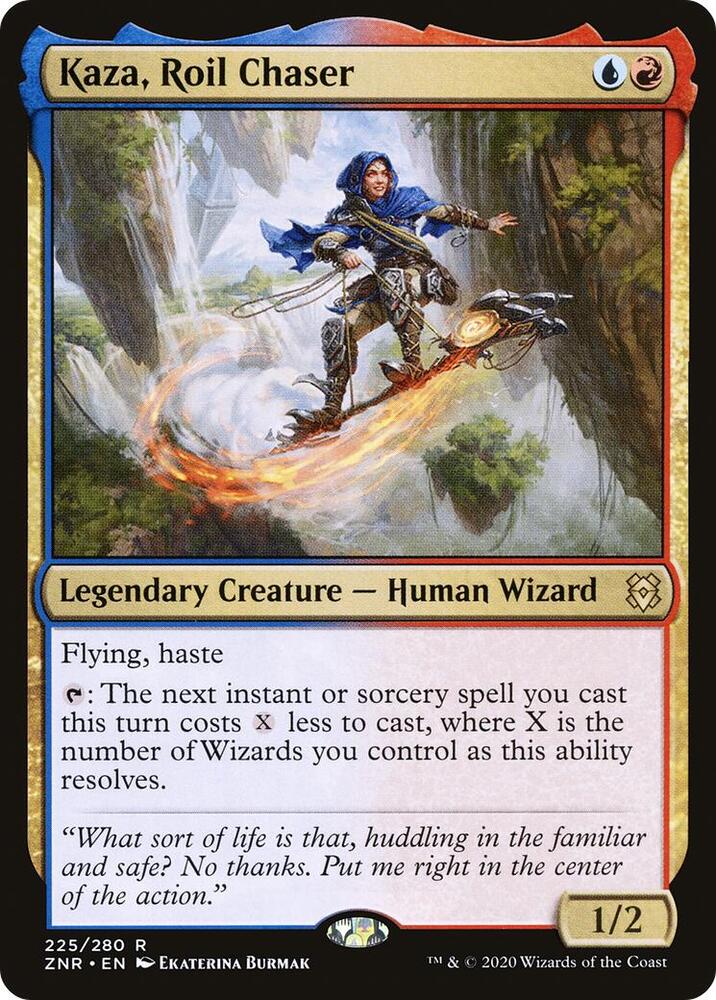 Kaza, Roil Chaser [Zendikar Rising] 225