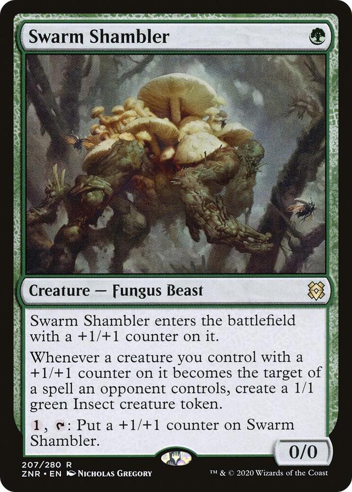 Swarm Shambler [Zendikar Rising] 207
