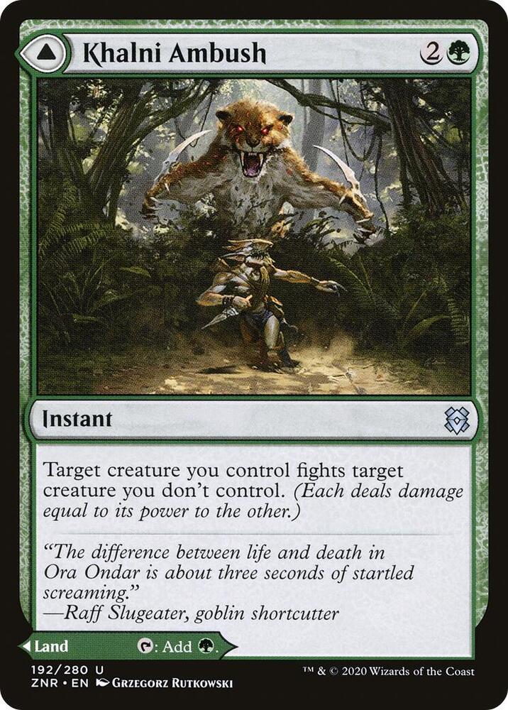 Khalni Ambush [Zendikar Rising] 192