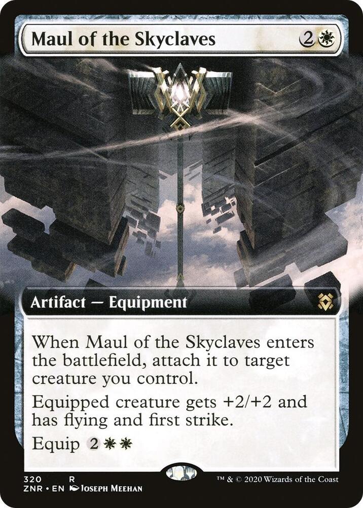 Maul of the Skyclaves (Extended Art) [Zendikar Rising] 320