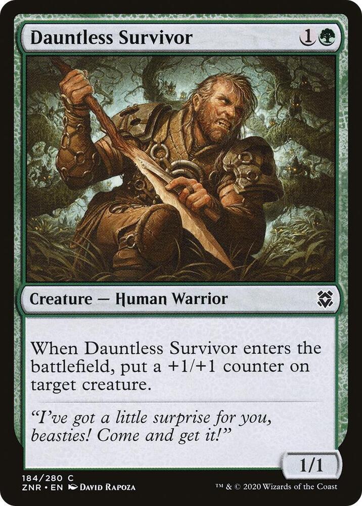 Dauntless Survivor [Zendikar Rising] 184