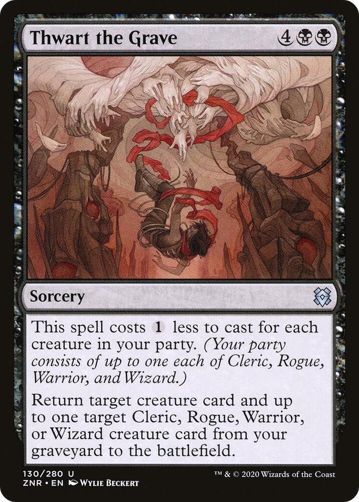 Thwart the Grave [Zendikar Rising] 130