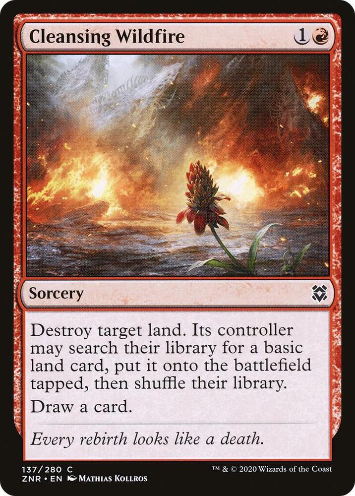 Cleansing Wildfire [Zendikar Rising] 137