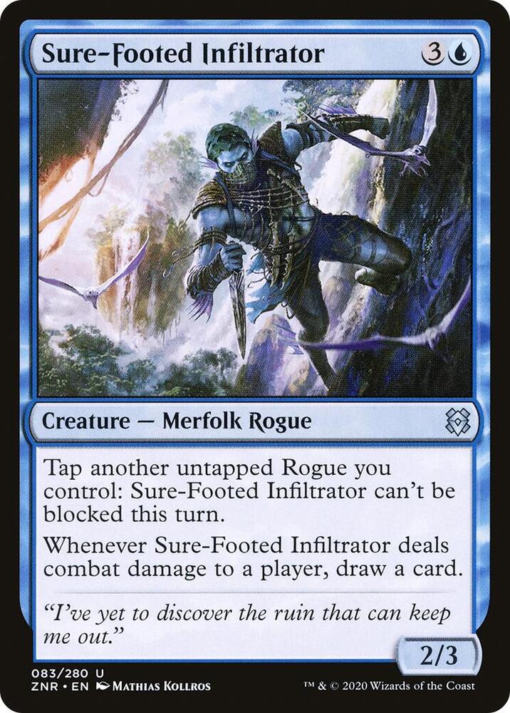 Sure-Footed Infiltrator [Zendikar Rising] 83