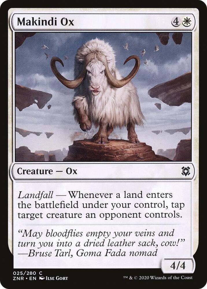 Makindi Ox [Zendikar Rising] 25