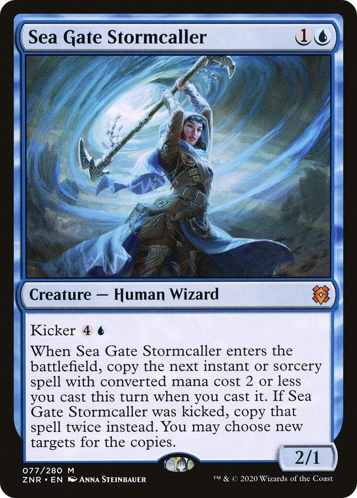 Sea Gate Stormcaller [Zendikar Rising] 77