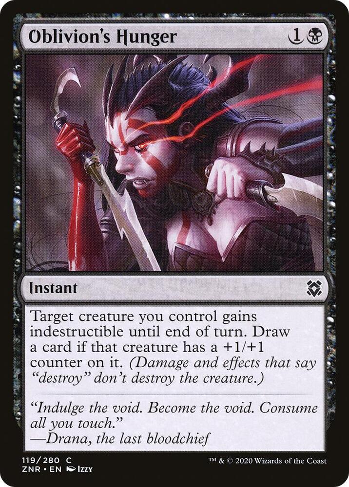 Oblivion's Hunger [Zendikar Rising] 119