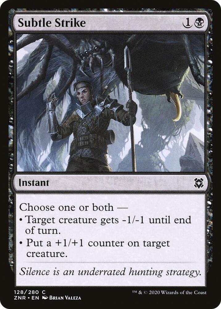 Subtle Strike [Zendikar Rising] 128