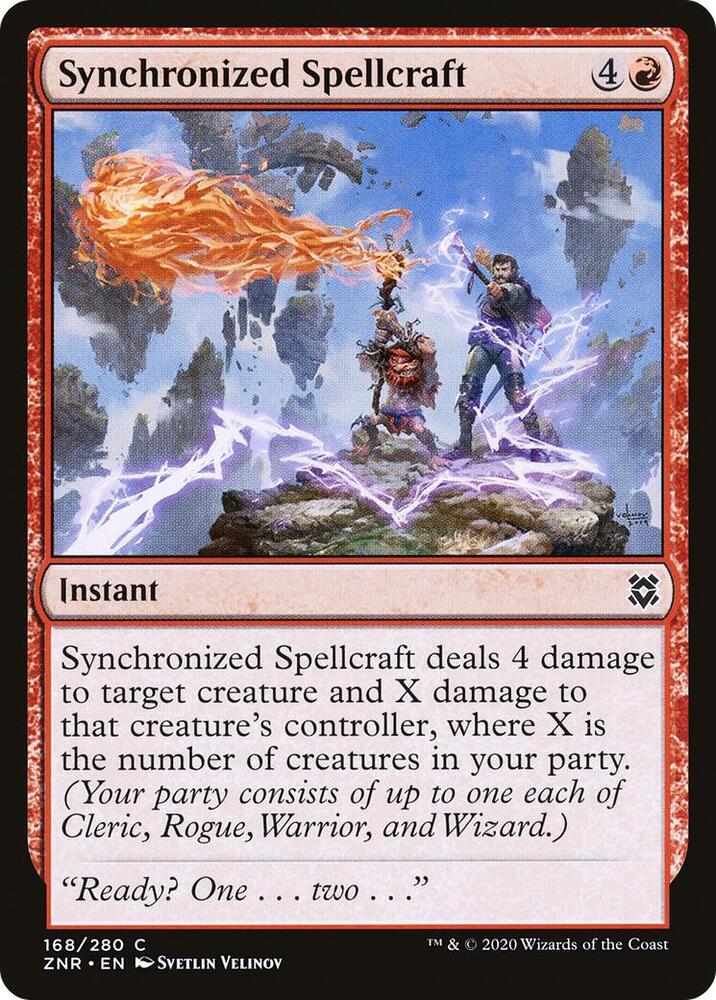Synchronized Spellcraft [Zendikar Rising] 168