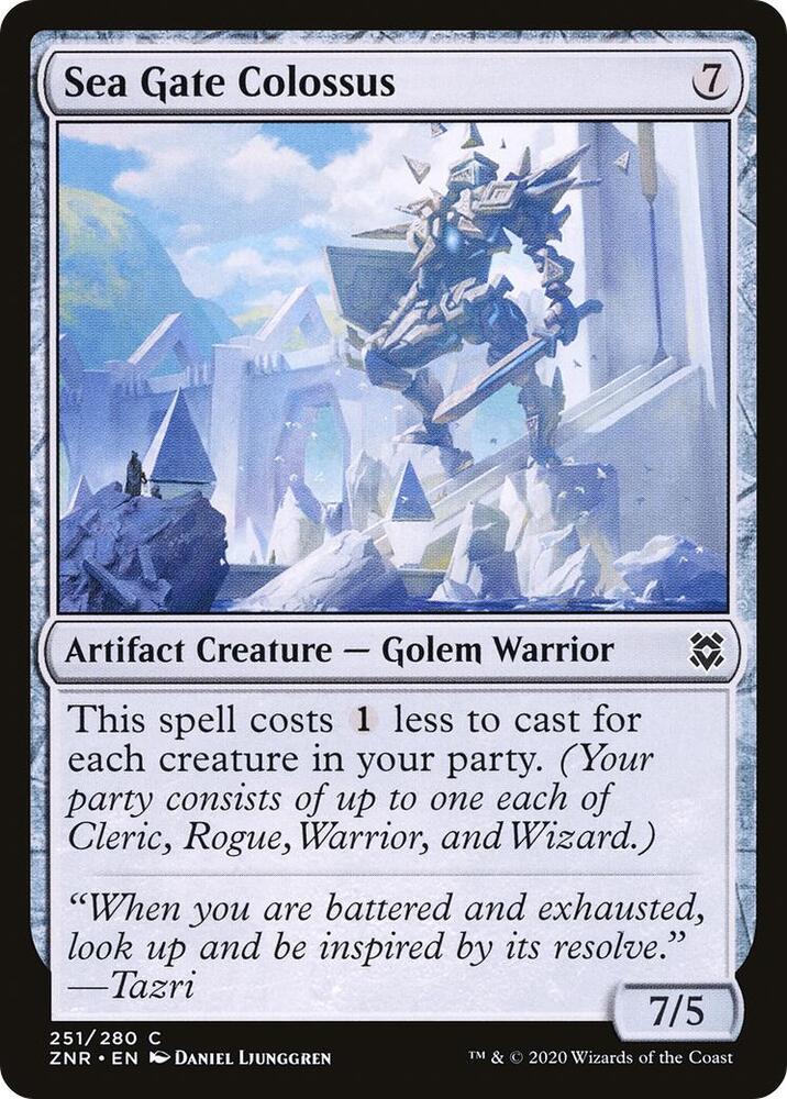 Sea Gate Colossus [Zendikar Rising] 251