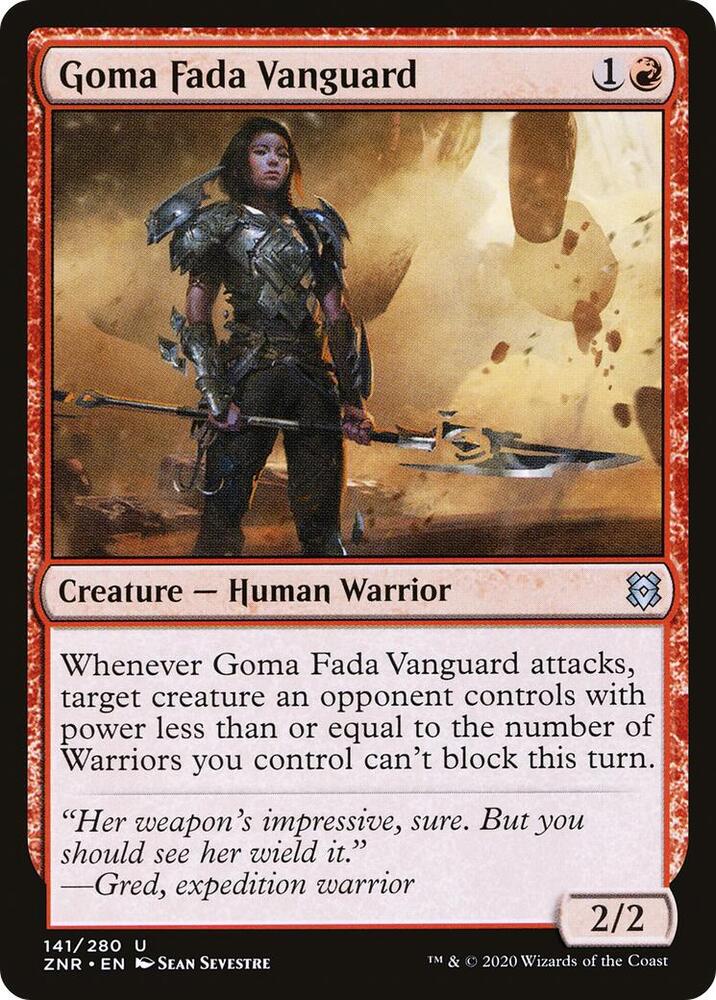 Goma Fada Vanguard [Zendikar Rising] 141