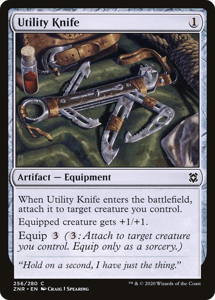 Utility Knife [Zendikar Rising] 256