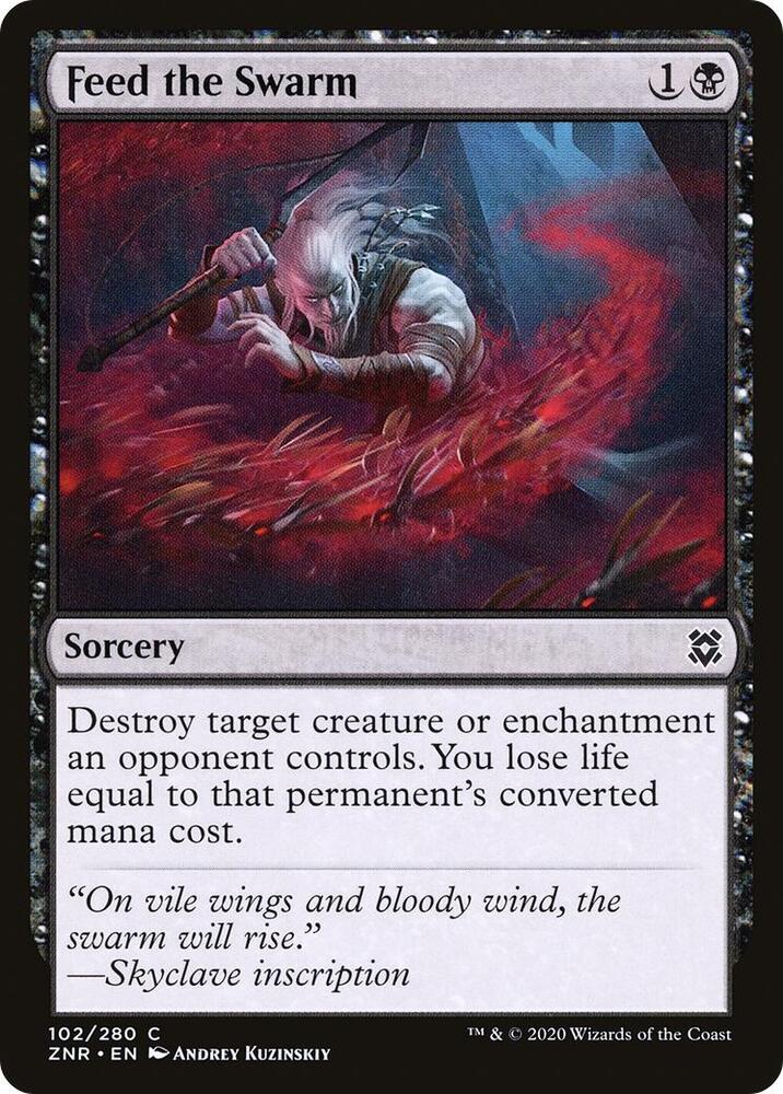 Feed the Swarm [Zendikar Rising] 102