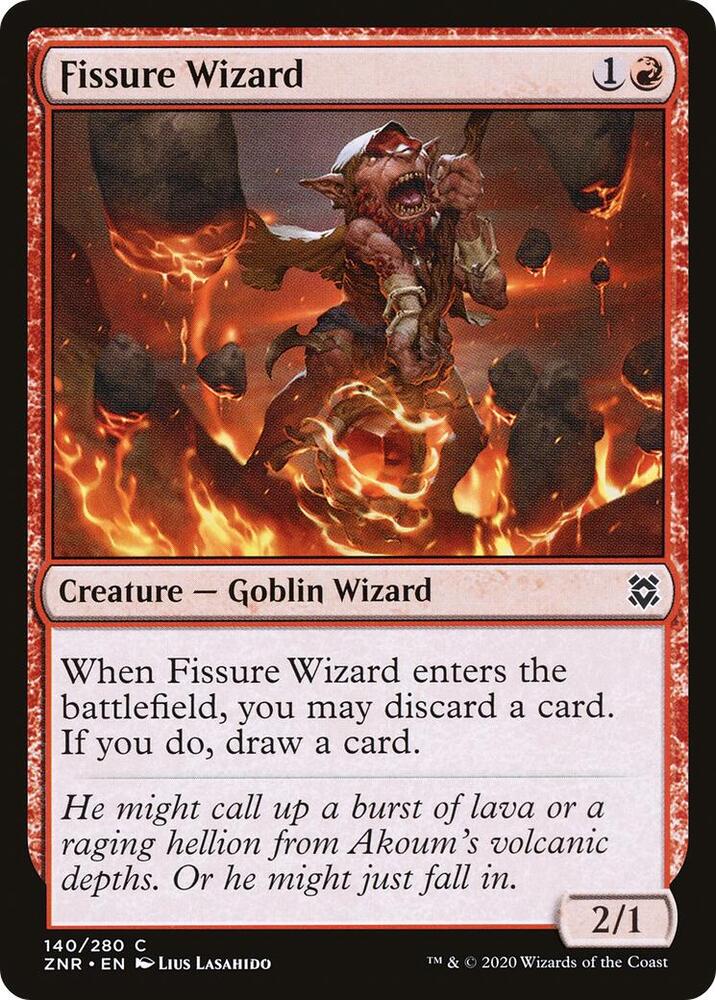 Fissure Wizard [Zendikar Rising] 140