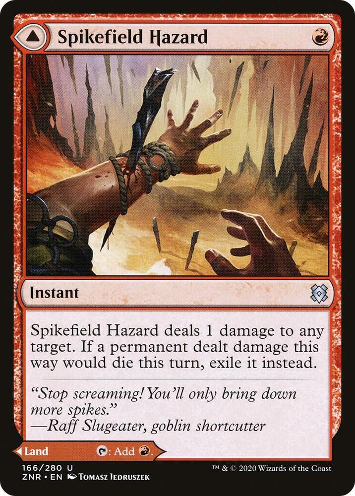 Spikefield Hazard [Zendikar Rising] 166