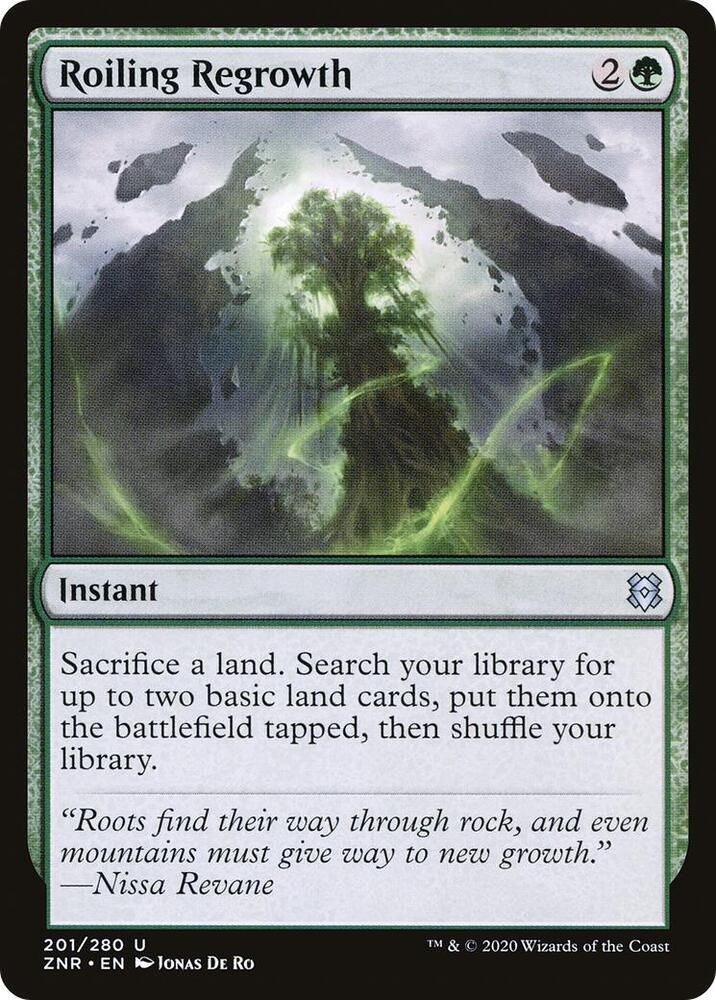 Roiling Regrowth [Zendikar Rising] 201