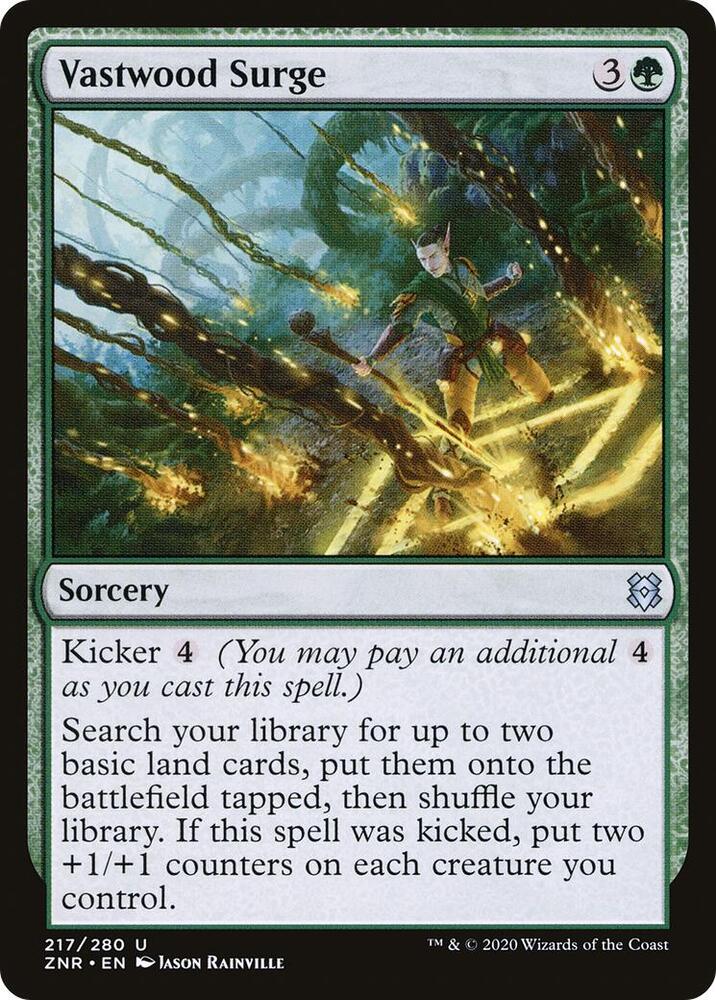 Vastwood Surge [Zendikar Rising] 217
