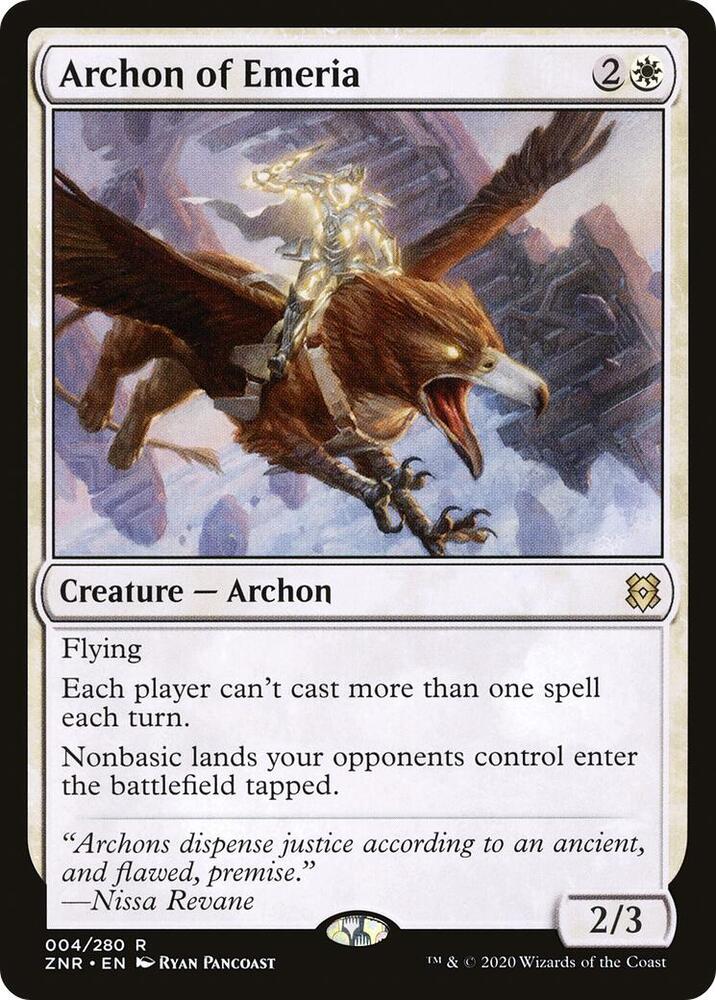 Archon of Emeria [Zendikar Rising] 4