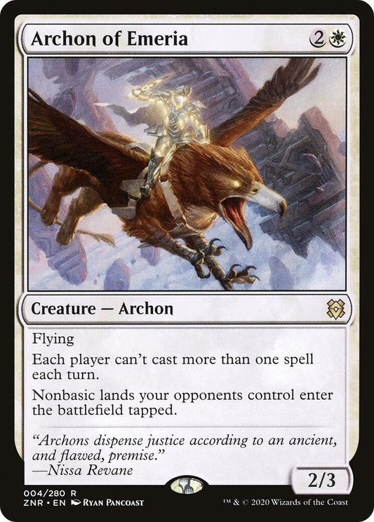Archon of Emeria [Zendikar Rising] 4