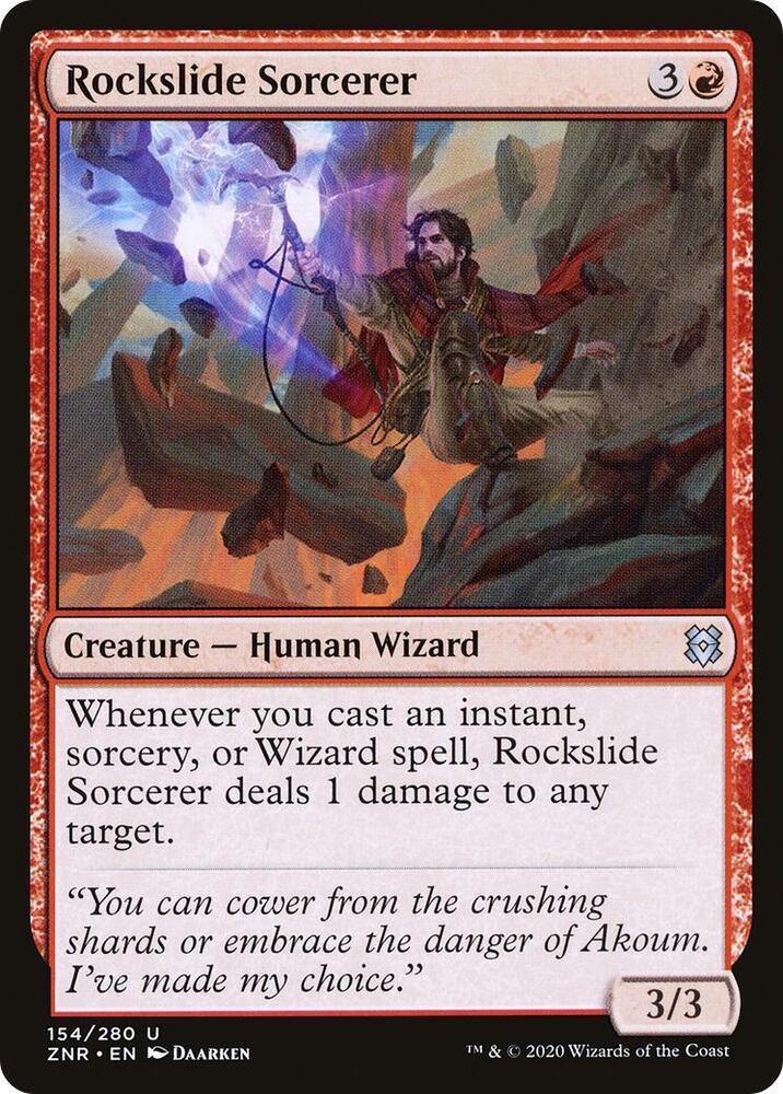 Rockslide Sorcerer [Zendikar Rising] 154