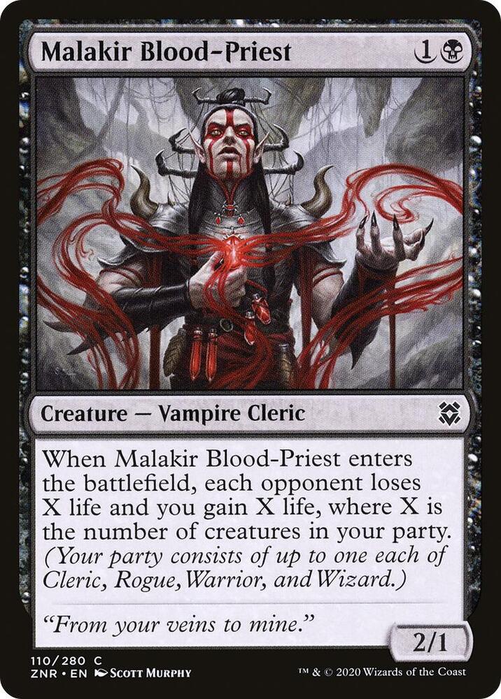 Malakir Blood-Priest [Zendikar Rising] 110