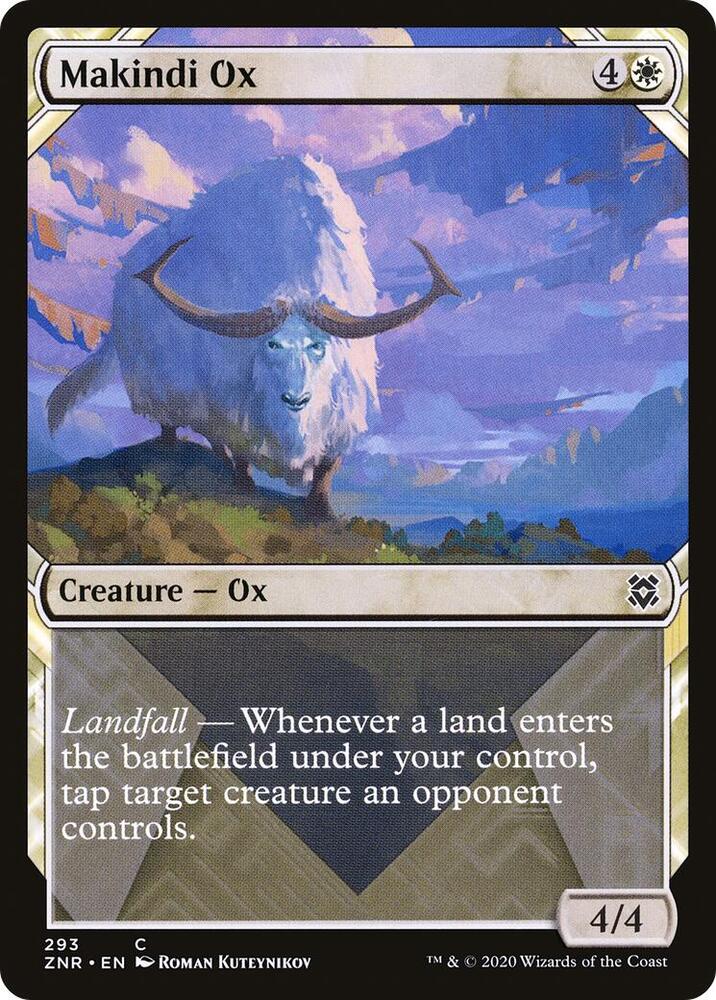 Makindi Ox (Showcase) [Zendikar Rising] 293