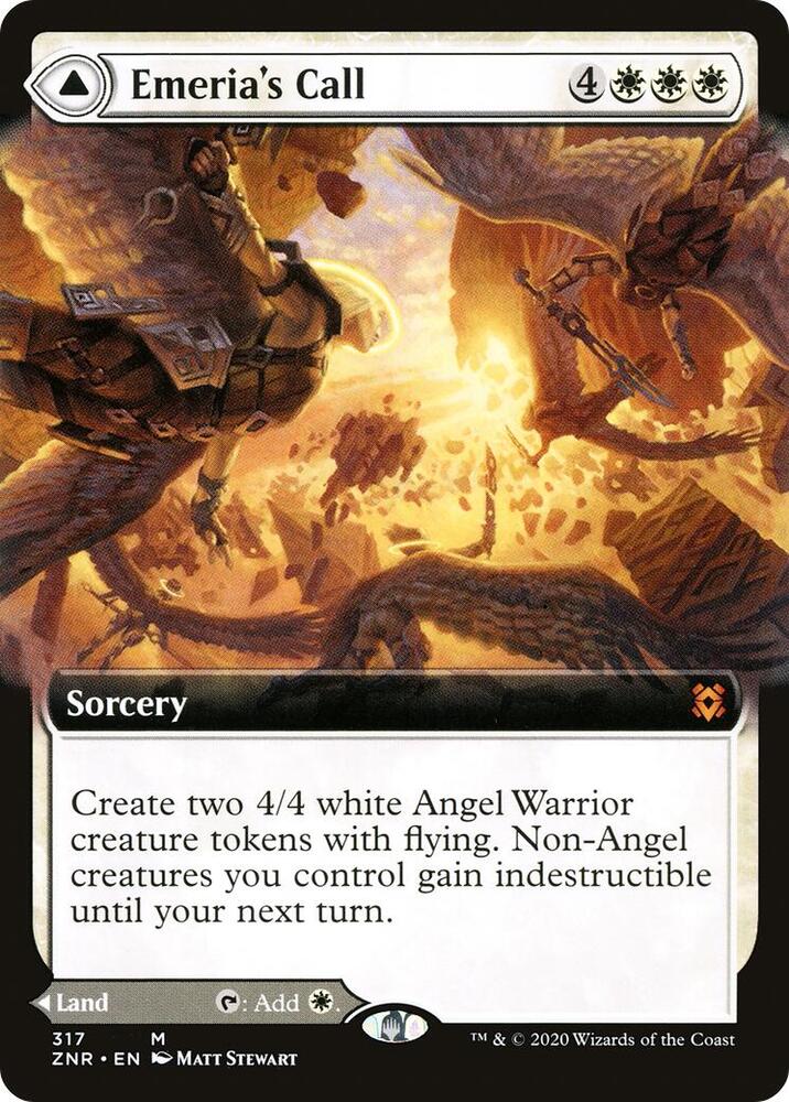 Emeria's Call (Extended Art) [Zendikar Rising] 317
