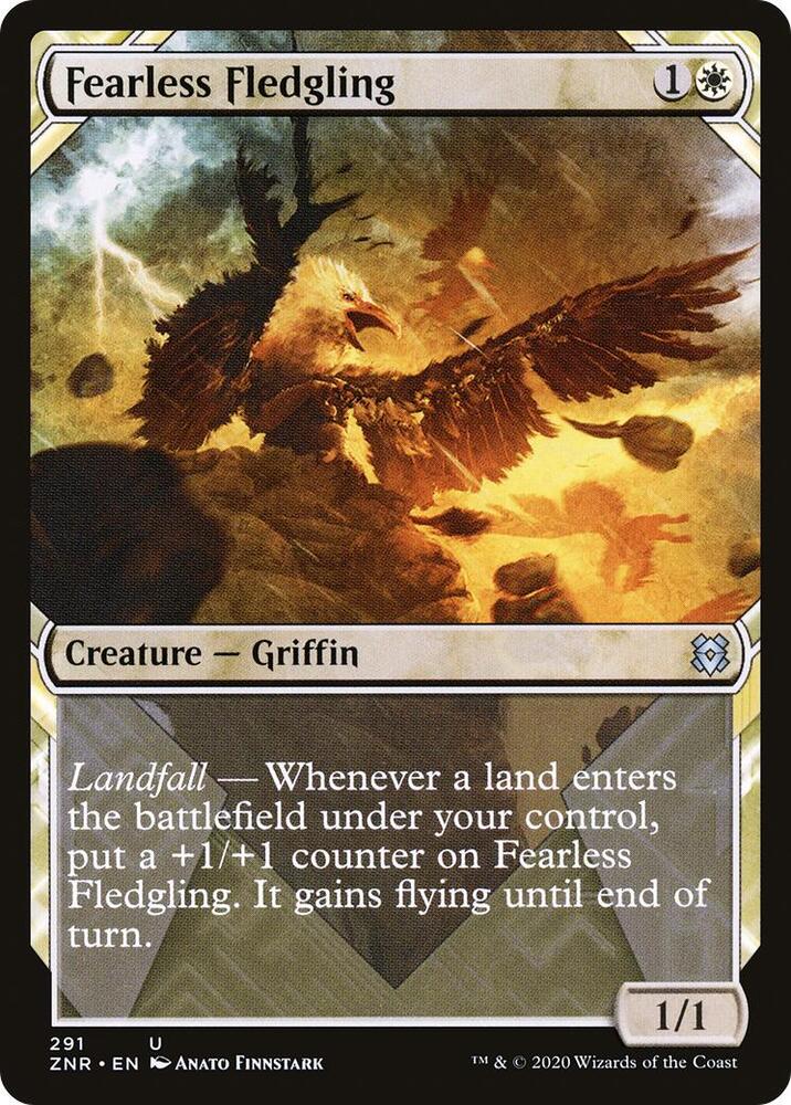 Fearless Fledgling (Showcase) [Zendikar Rising] 291