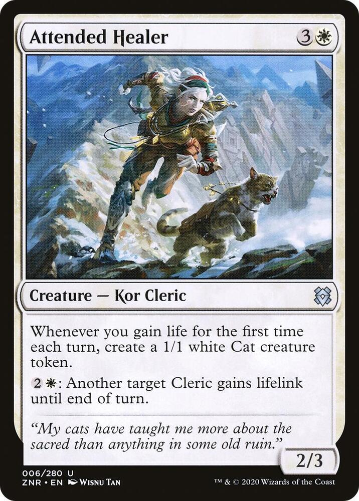 Attended Healer [Zendikar Rising] 6