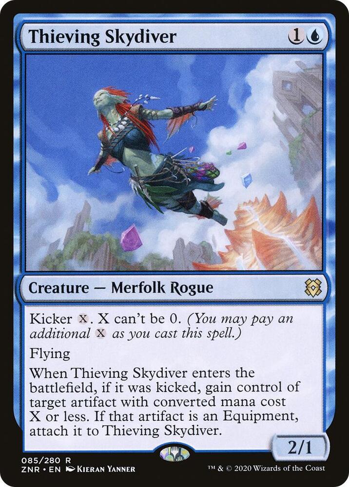 Thieving Skydiver [Zendikar Rising] 85